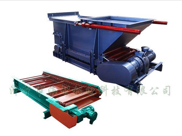 鏈板式給料機(jī)包括電控系統(tǒng)，電控系統(tǒng)包括就地控制系統(tǒng)和/或遠(yuǎn)程控制系統(tǒng)